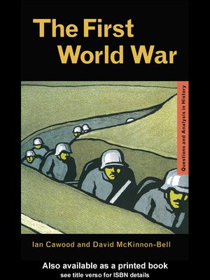 cover image of The First World War